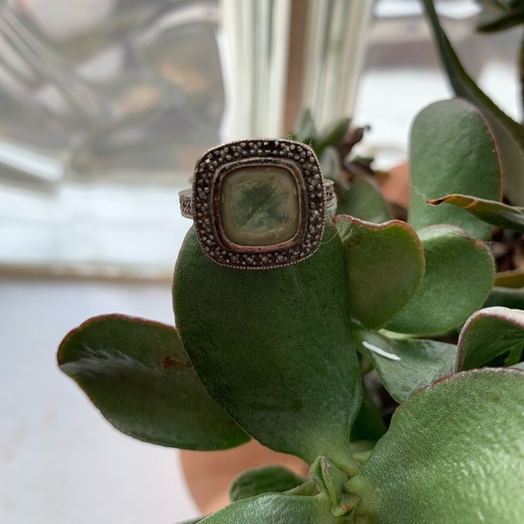 Jewelry - Blue Stone and Steel Ring